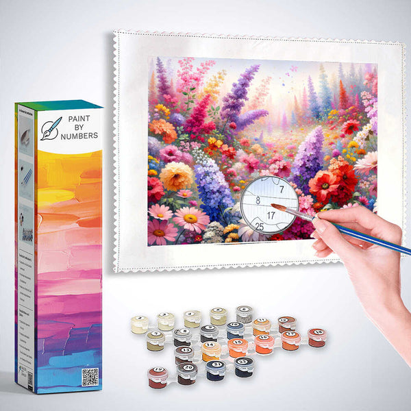 Paint by Numbers - Mix Flower Meadow