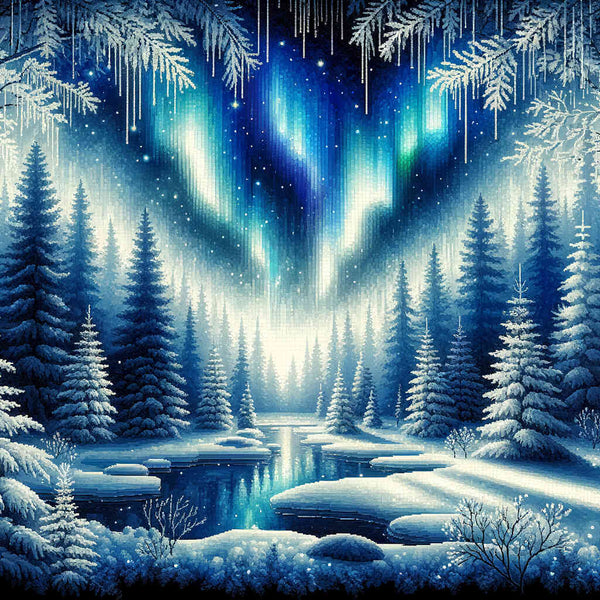 Blue Woods - Paint by Numbers