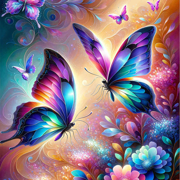 Paint by Numbers - Butterfly Couple
