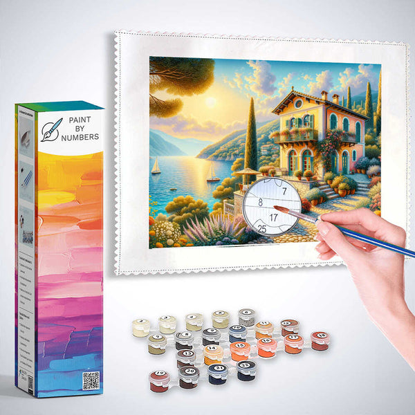 Paint by Numbers - House on the seashore