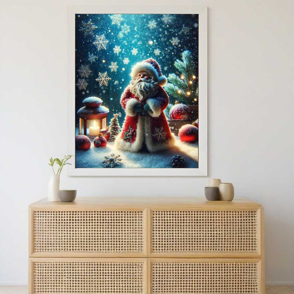 Paint by Numbers - Santa Claus in the Snowfall