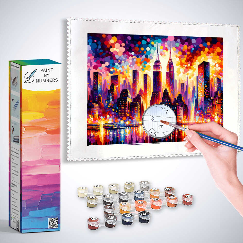Paint by Numbers - New York, splash