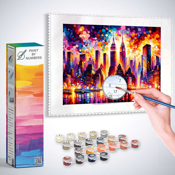 Paint by Numbers - New York, splash