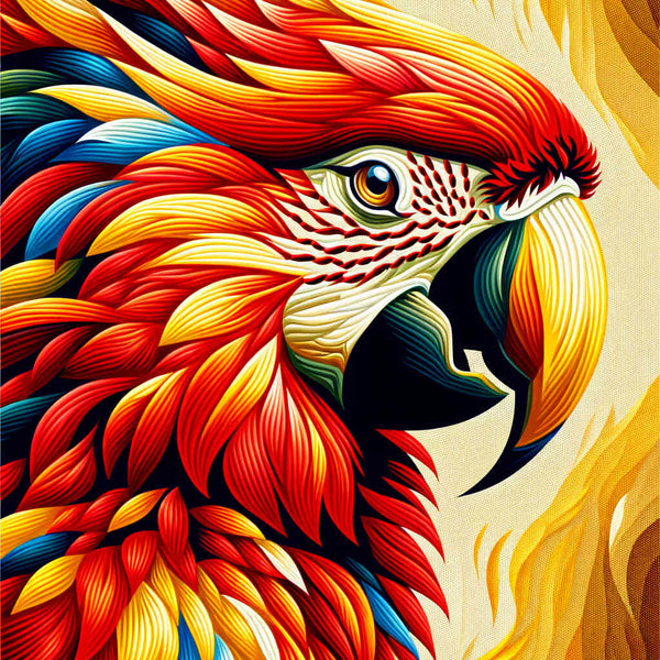 Paint by Numbers - Parrot Portrait