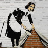 Besenrein - Banksy - hochwertige Leinwand - 3fuer2, Bestseller, Einfach, exclude, horizontal, Streetart