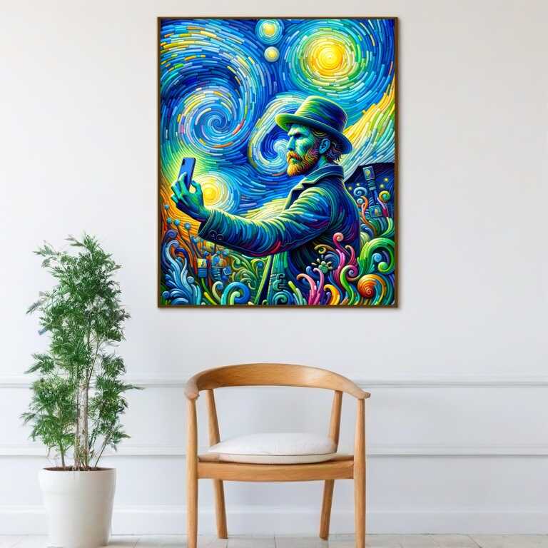 Paint by Numbers - Selfie Van Gogh Style