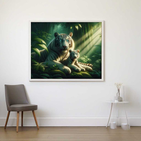 White tiger - Paint by Numbers