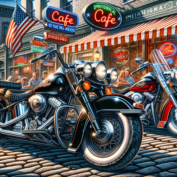 Paint by Numbers - Harleymeeting