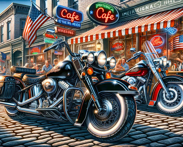 Paint by Numbers - Harleymeeting