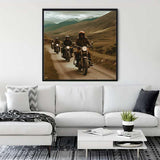 Malen nach Zahlen - Fahrspaß-Garantie - hochwertige Leinwand - 170523, Motorrad, Motorräder, Neu eingetroffen, Quadratisch