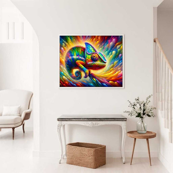 Paint by Numbers - Chameleon Splash, colorful