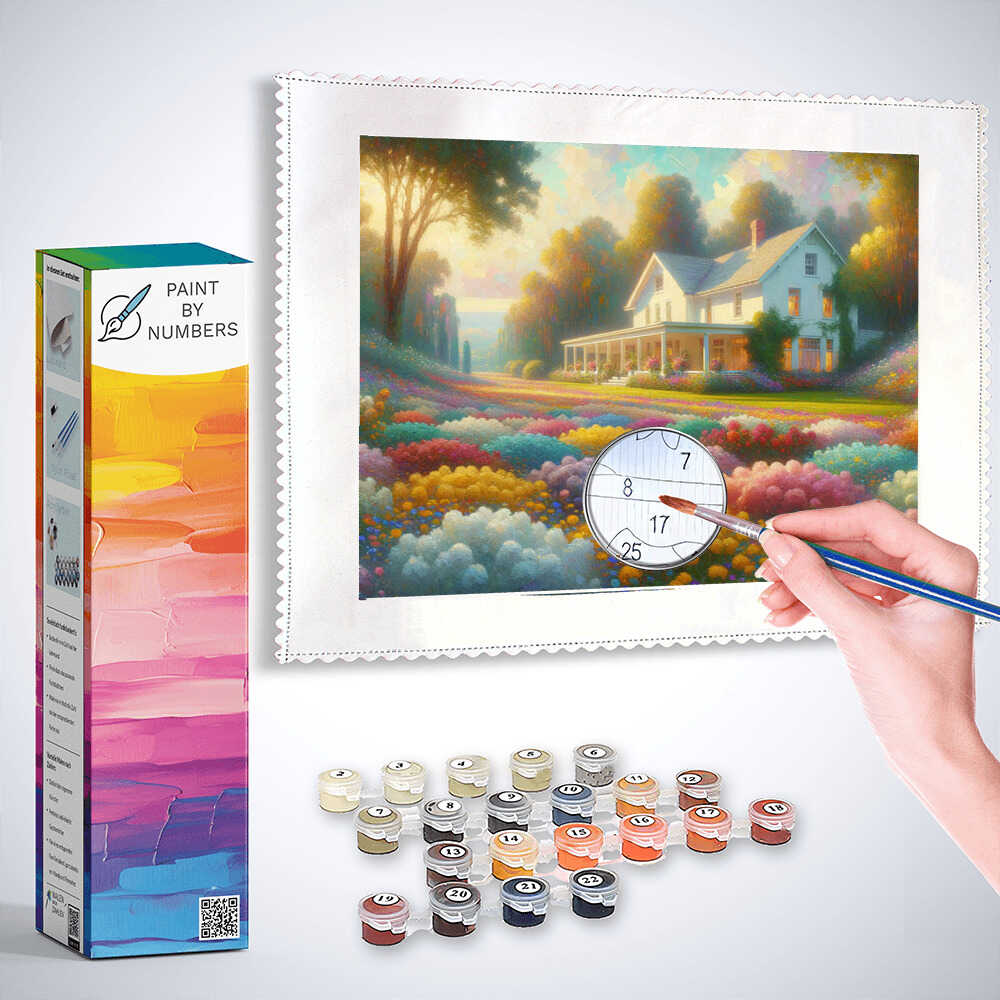 Paint by Numbers - White Villa