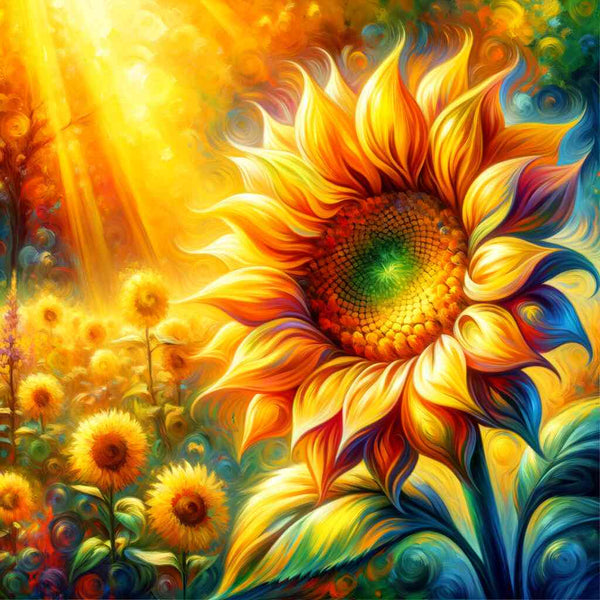 Paint by Numbers - Sunflower