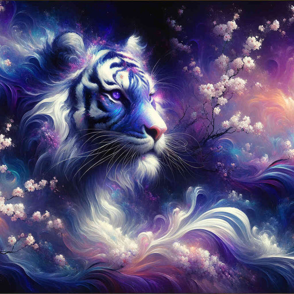 Paint by Numbers - Purple Tiger