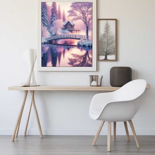 Paint by Numbers - Snowman Bridge