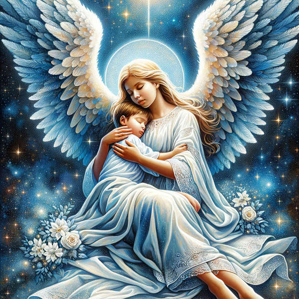 Paint by Numbers - Child with Guardian Angel