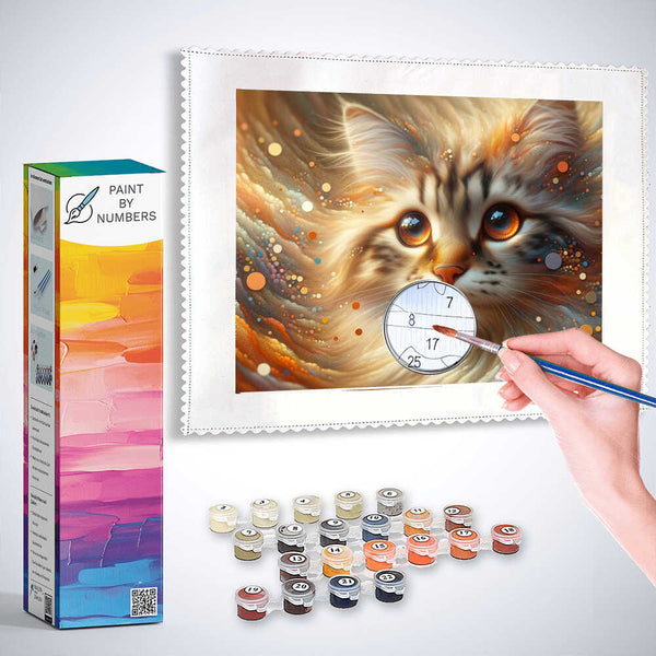 Paint by Numbers - Spotted Cat