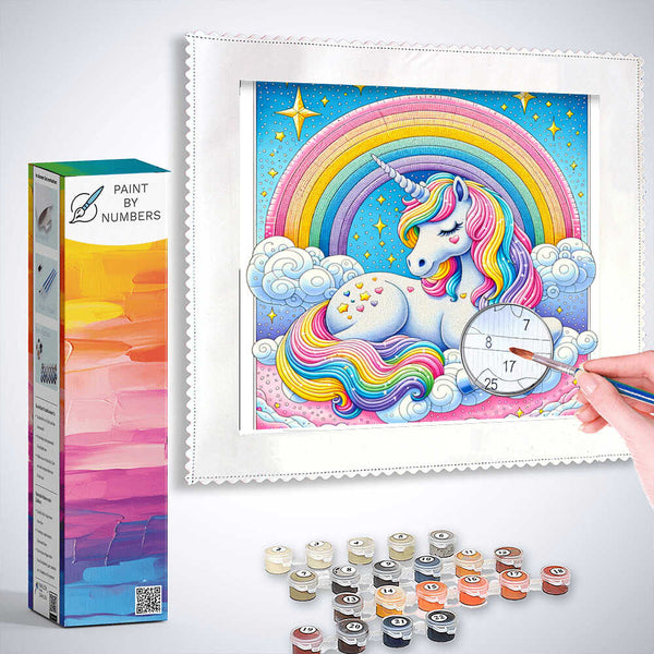 Paint by Numbers - Unicorn Before Rainbow