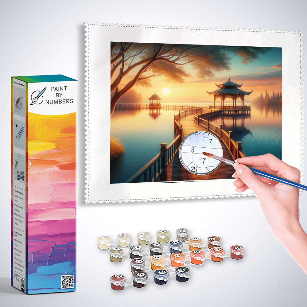 Paint by Numbers - Stand with Pavilion