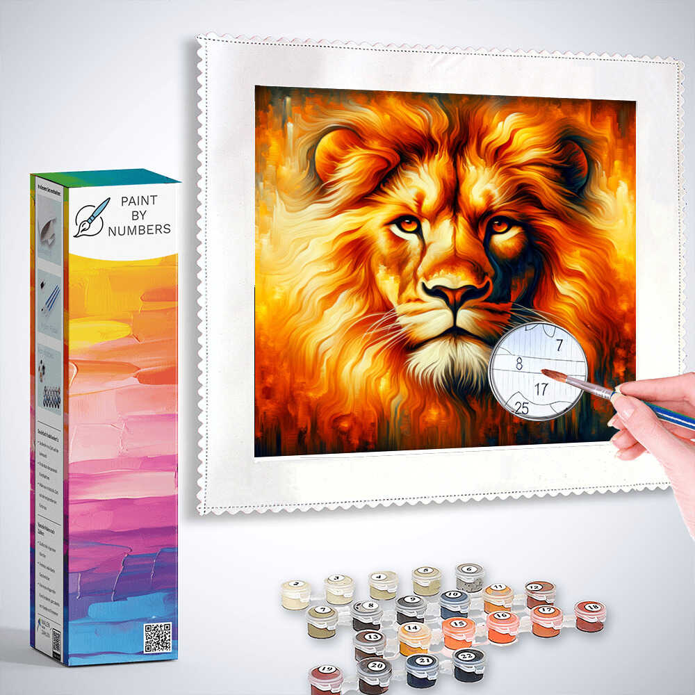 Paint by Numbers - Lowenportait