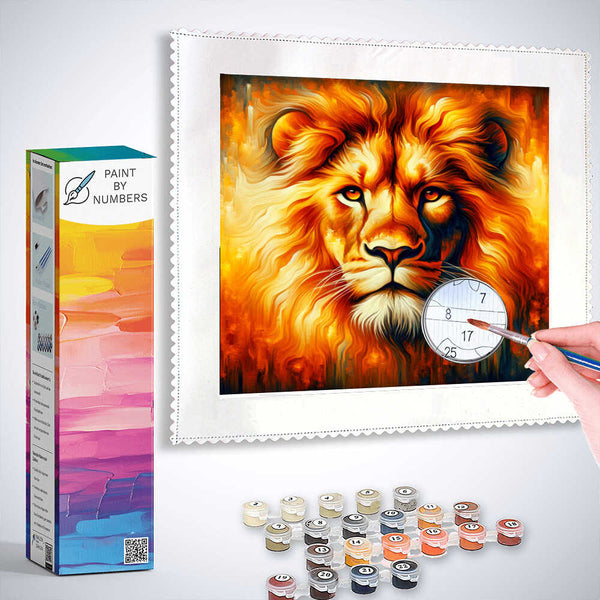 Paint by Numbers - Lowenportait