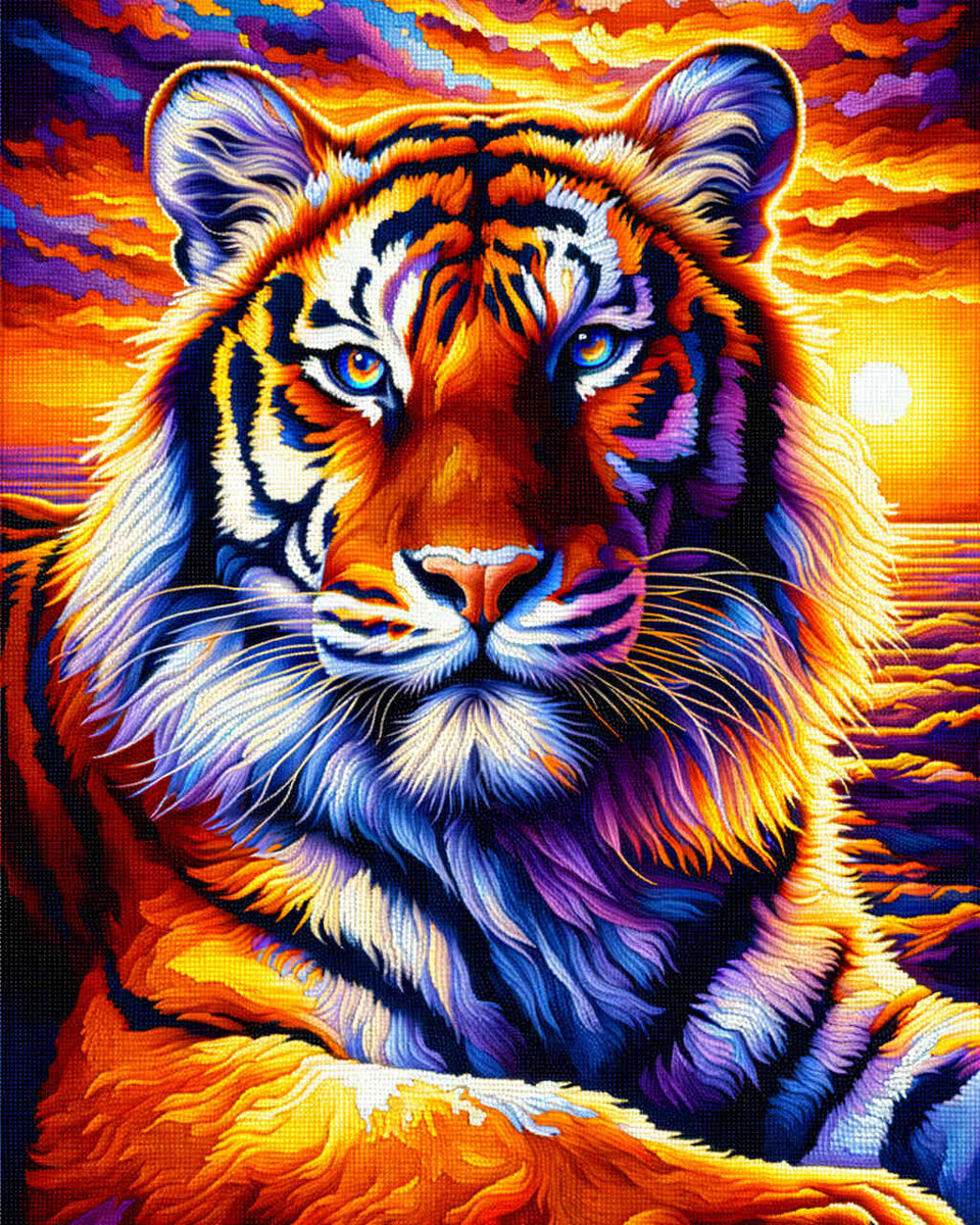 Paint by Numbers - Tiger call