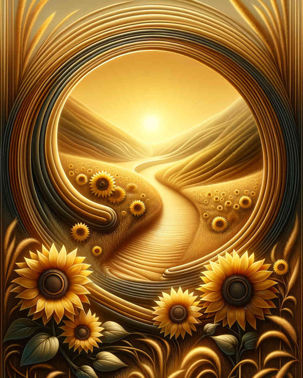 Paint by Numbers - Love sunflowers