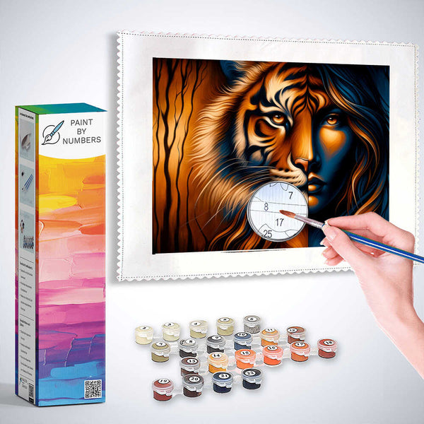 Paint by Numbers - Tiger Lady