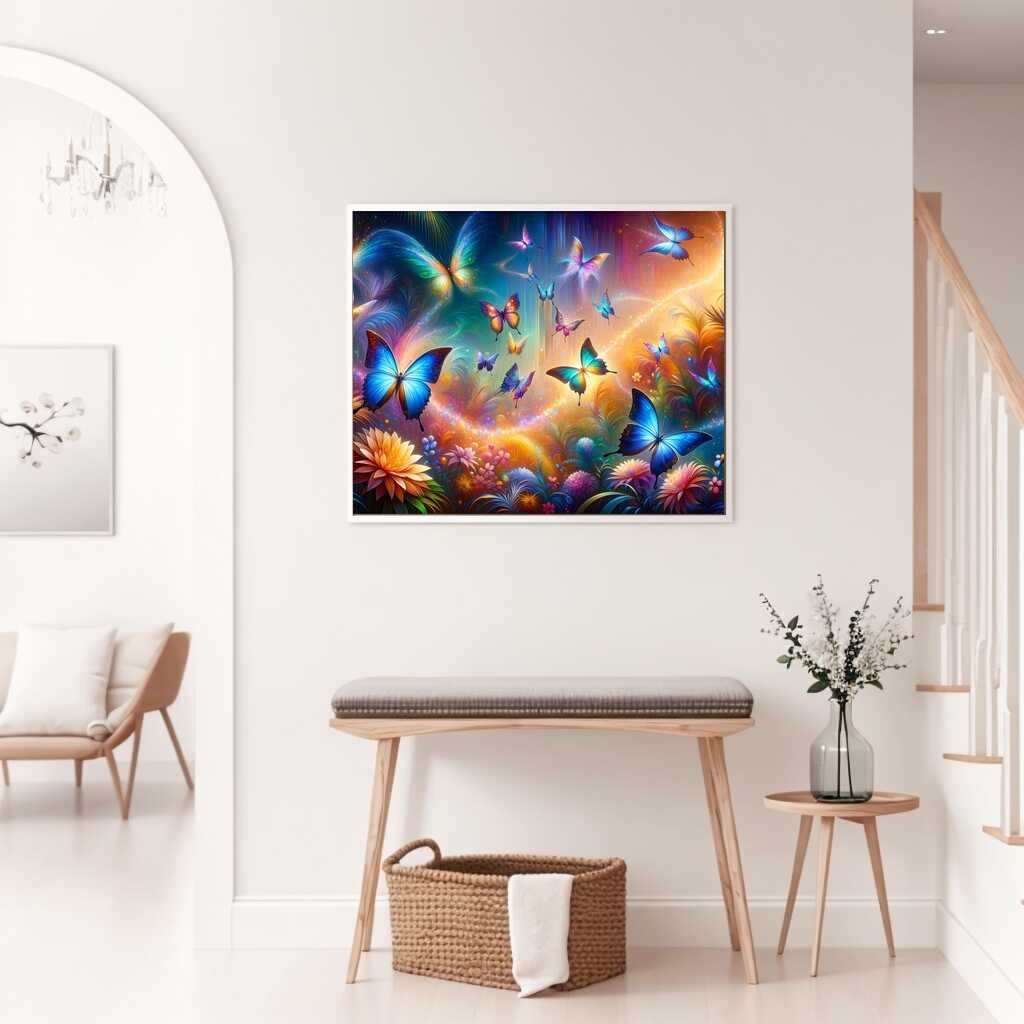 Paint by Numbers - Colorful butterfly world