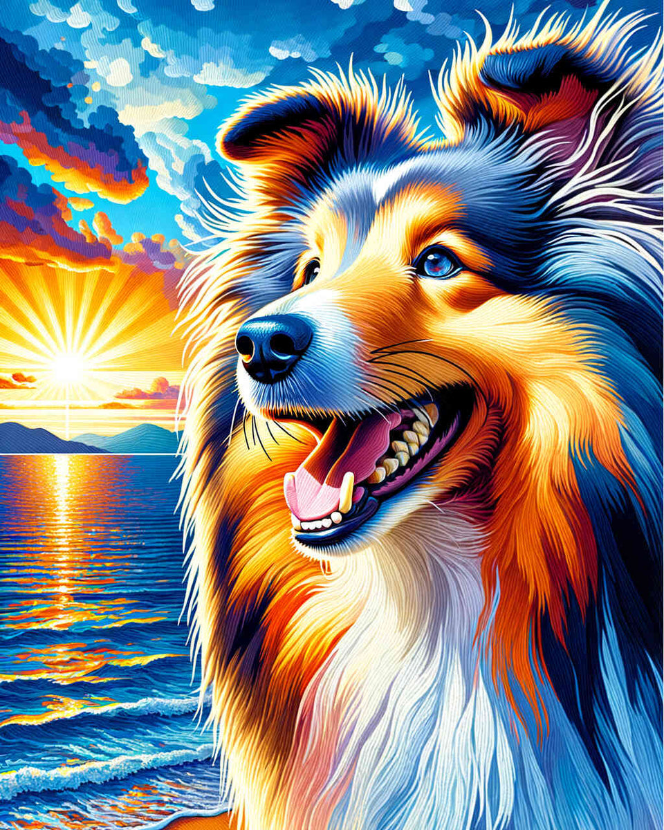 Paint by Numbers - Berger of the Shetland Dog