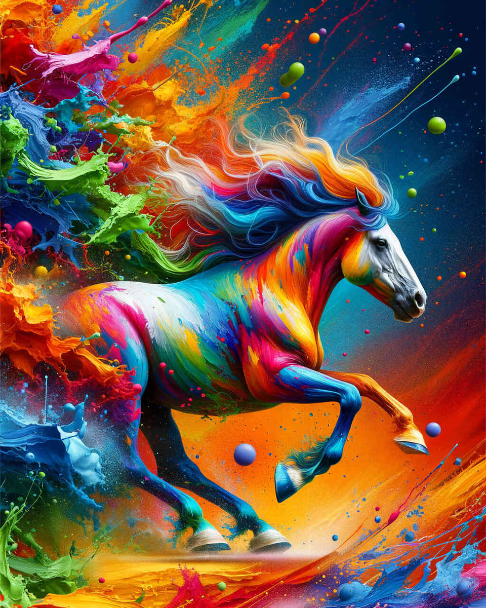 Paint by Numbers - Horse Color Flash