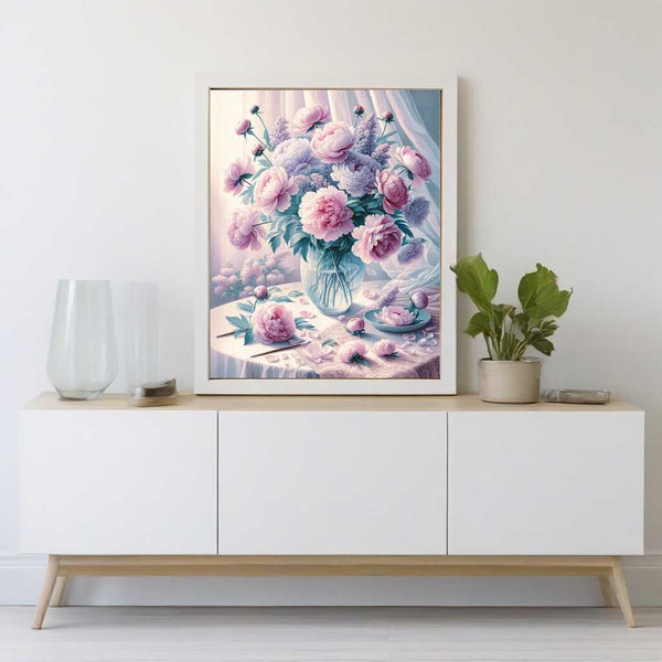 Paint by Numbers - Peony Tablecloth