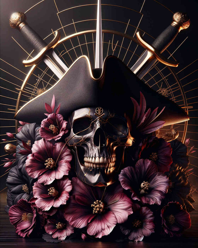 Paint by Numbers - Skull Pirate