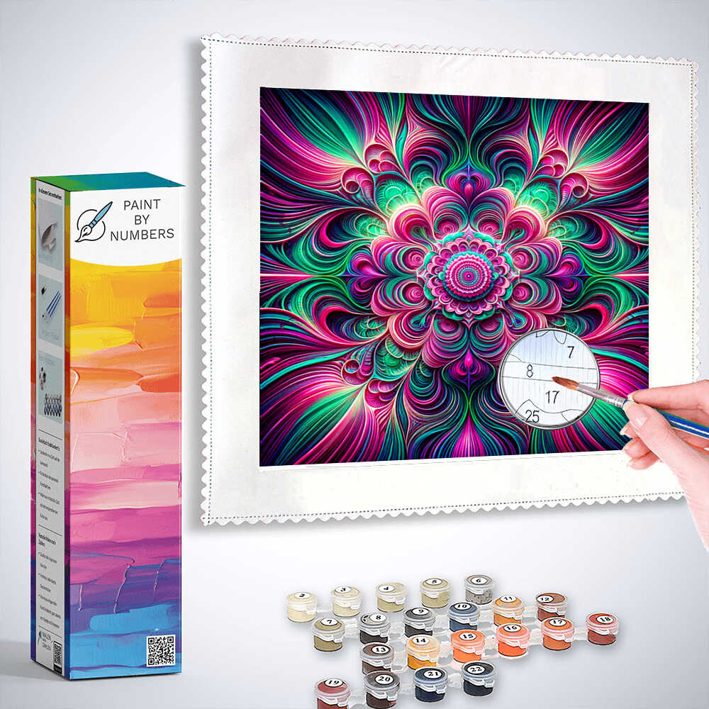 Paint by Numbers - Mandala Tunnel