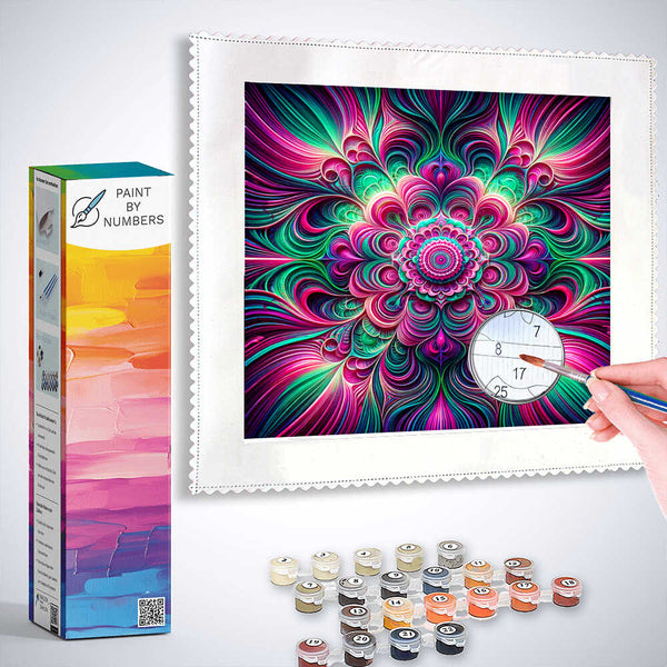Paint by Numbers - Mandala Tunnel