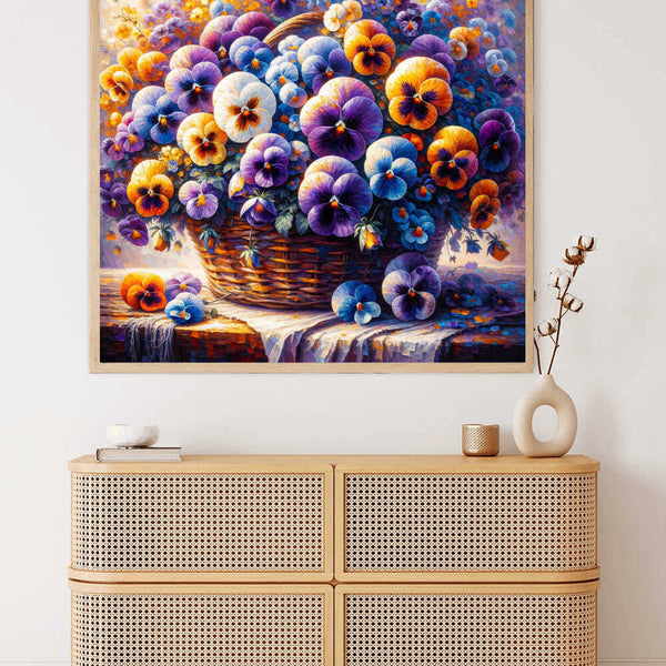 Paint by Numbers - Stepmother Flower Basket