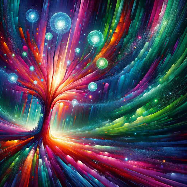 Paint by Numbers - Light Tree Abstract
