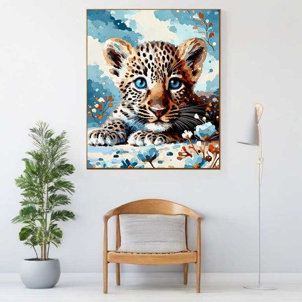 Paint by Numbers - Color Impression Leopard Baby
