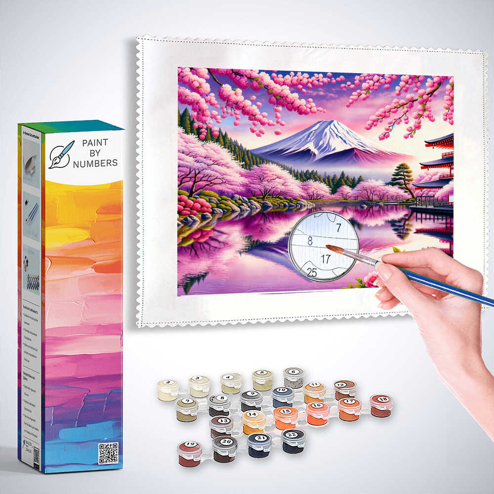 Paint by Numbers - Japan Mount Fuji