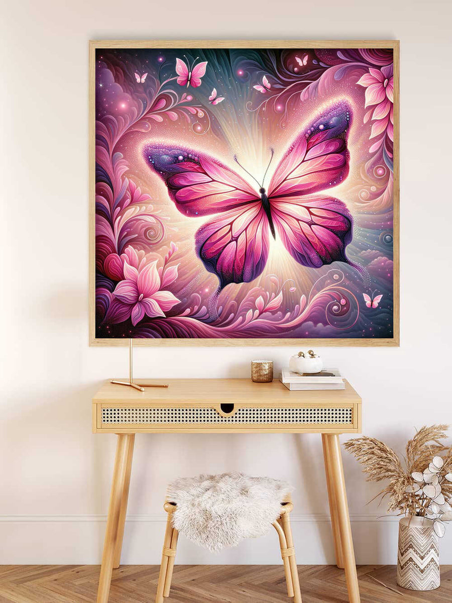 Paint by Numbers - Pink Butterfly