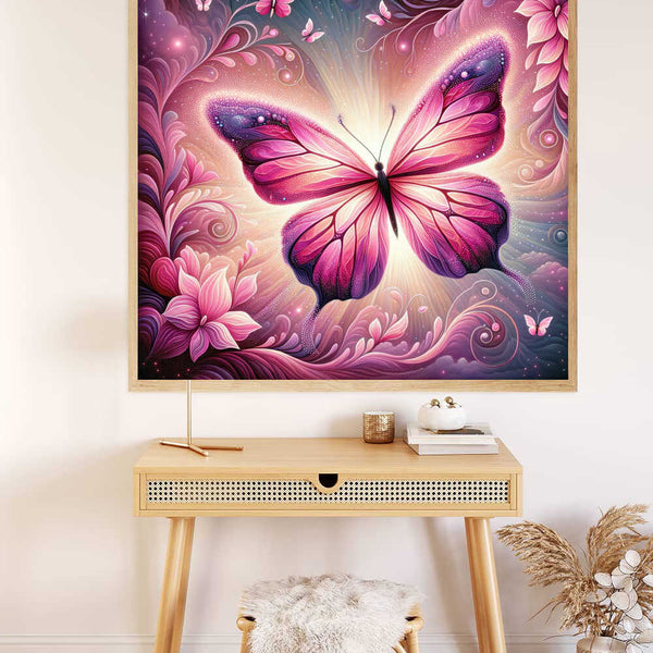 Paint by Numbers - Pink Butterfly