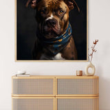 Diamond Painting - Harter Hund - gedruckt in Ultra-HD - Hund, Neu eingetroffen, Quadratisch, Tiere
