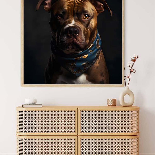 Diamond Painting - Harter Hund - gedruckt in Ultra-HD - Hund, Neu eingetroffen, Quadratisch, Tiere