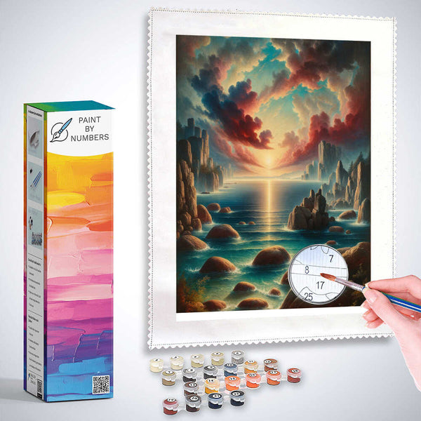 Paint by Numbers - Rock in the Sea