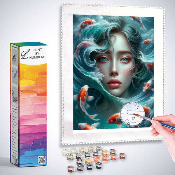Paint by Numbers - Water woman