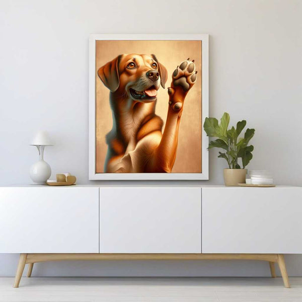 Paint by Numbers - Give paw dog