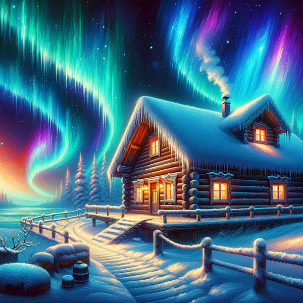 Paint by Numbers - Winterhouse Polar Light