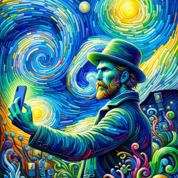 Paint by Numbers - Selfie Van Gogh Style