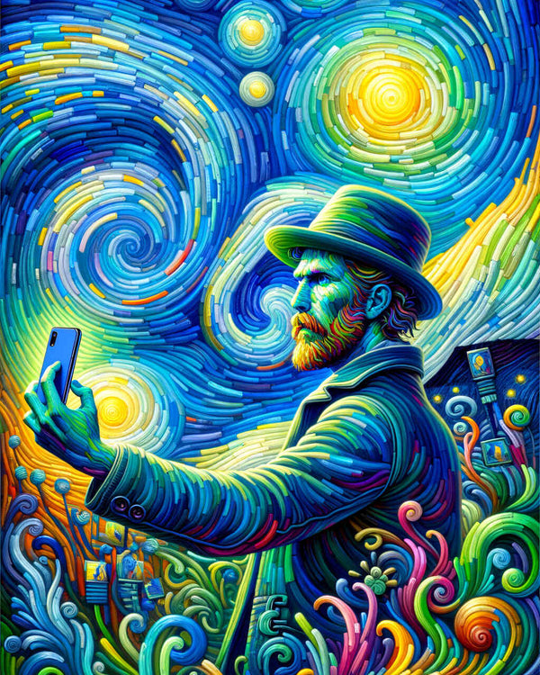 Paint by Numbers - Selfie Van Gogh Style