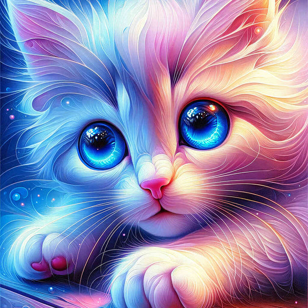 Paint by Numbers - Loving Cat Portrait